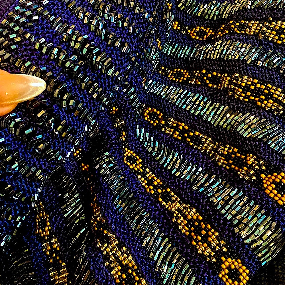 Mary Frances Vintage Hand Embellished Beaded Evening Bag - Picture 2 of 13